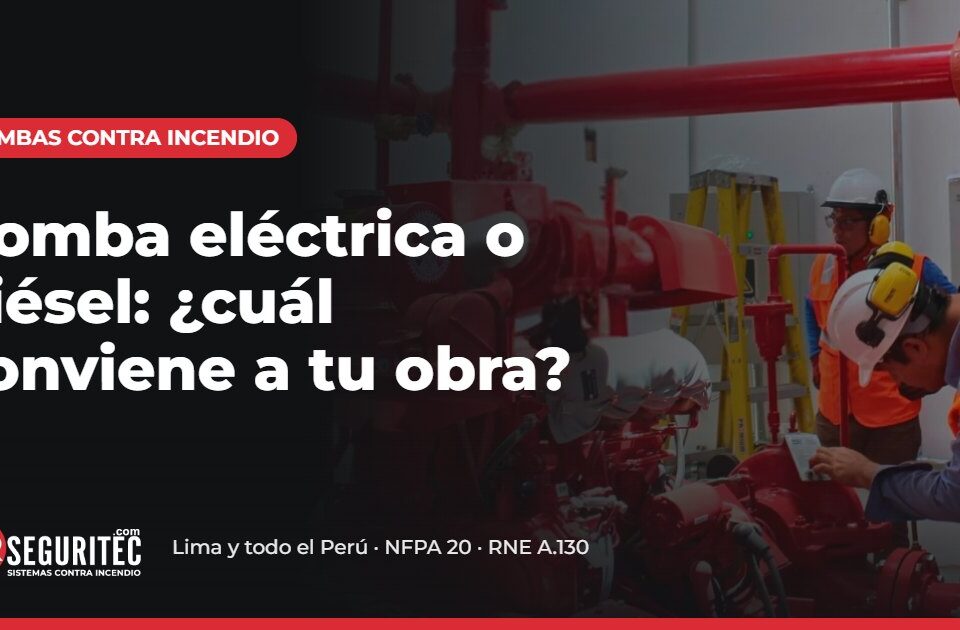 Bomba eléctrica o diésel: ¿cuál conviene a tu obra? – VYR SEGURITEC