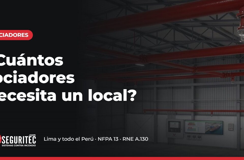 ¿Cuántos rociadores necesita un local? – VYR SEGURITEC