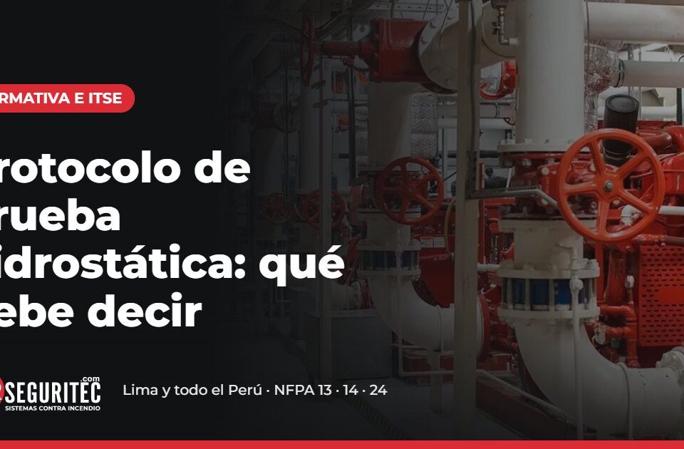 Protocolo de prueba hidrostática: qué debe decir – VYR SEGURITEC