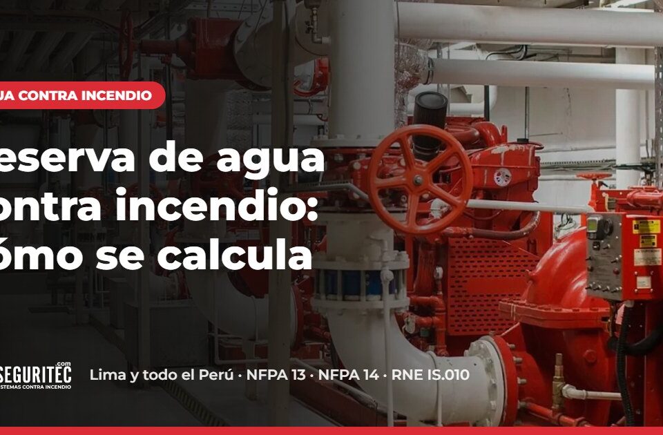 Reserva de agua contra incendio: cómo se calcula – VYR SEGURITEC